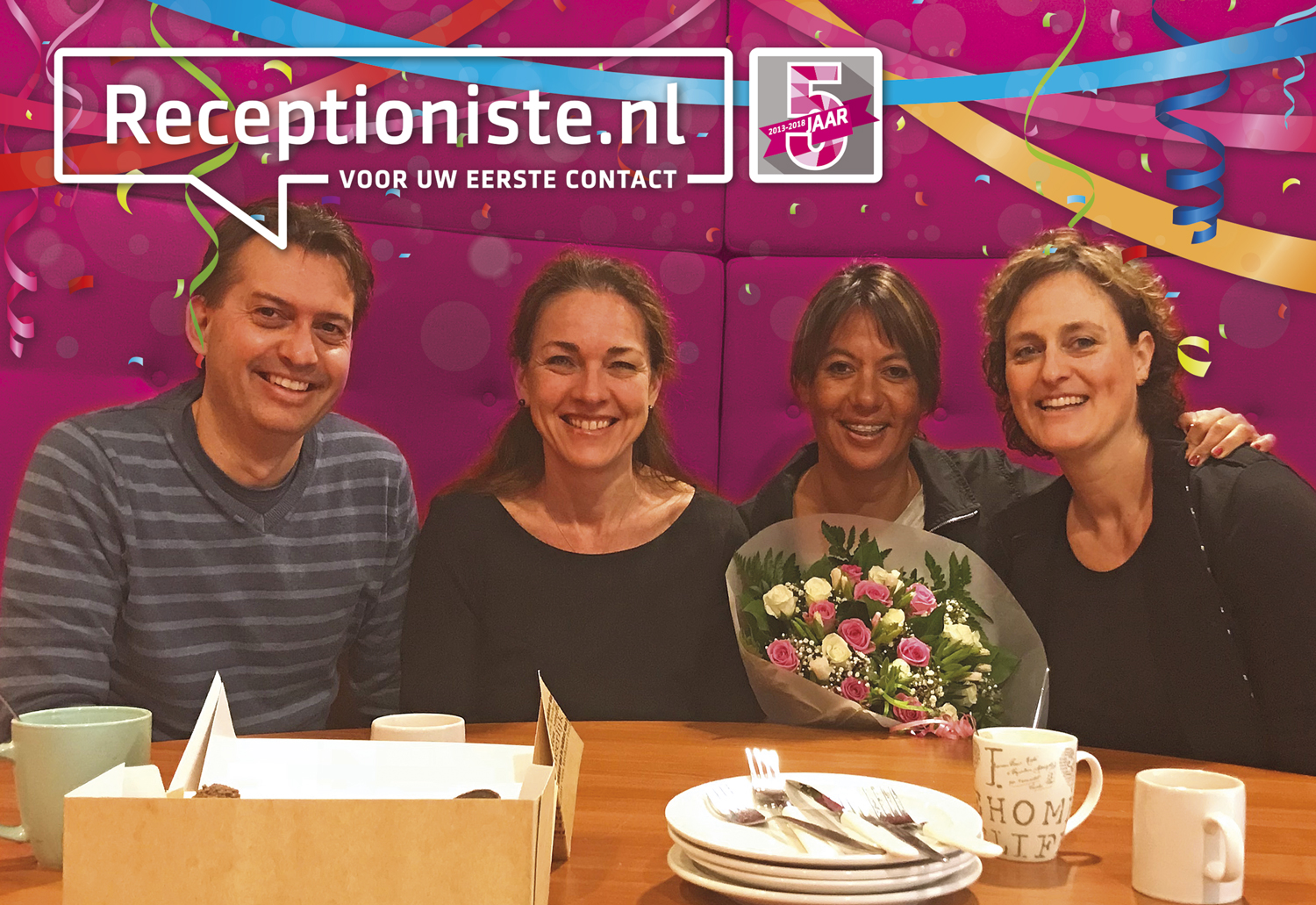 Receptioniste.nl bestaat 5 jaar!